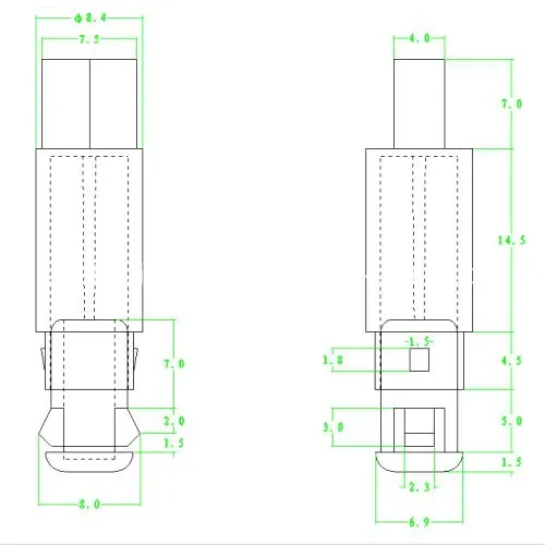 12V LED Colorful Signal Lamp with Wire