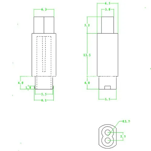 Mini LED Indicator Light with Cable