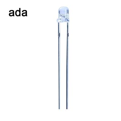 China White 3mm Light Emitting Diode Solar Lights 3mm Diode RoHS CE for sale