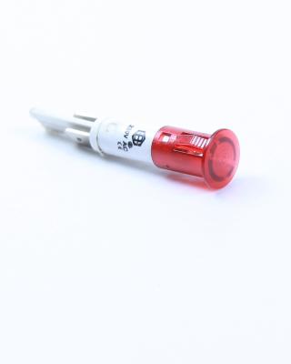 Chine Mini-lampe pilote 10 mm 12 Volt Indicateur lumineux rouge avec terminal à vendre