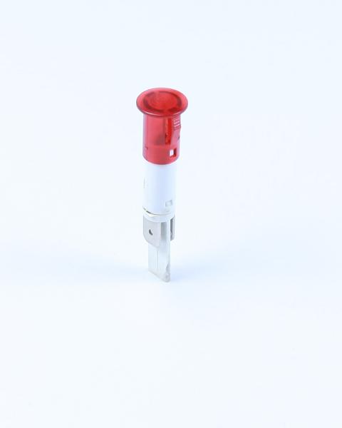 Quality Mini Pilot Lamp 10mm 12 Volt Indicator Light Red With Terminal for sale