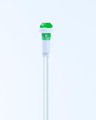 China Lâmpada de indicação de néon de 10 mm 110 V A-19 Luz verde piloto 0,3 W à venda