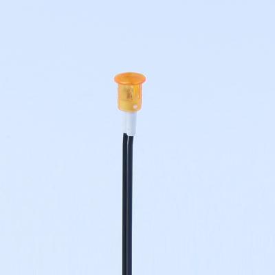 China Yellow LED Pilot Light A-20 24v Led Indicator Light With Wire for sale