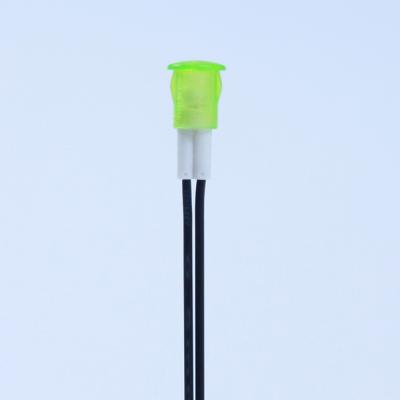 China 0.3W Green LED Pilot Light 24V Indicator Lamp 10000h Life Span for sale
