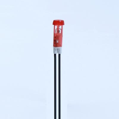 China 6V / 12V / 24V luz piloto LED 10mm lámpara indicadora Rojo personalizado en venta