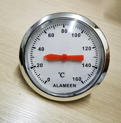 China Termómetro de agua caliente de color blanco y termómetro de depósito de agua caliente redondo en venta