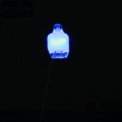 China 5mA Neon Lamp Blue RoHS ISO Led Indicator Light 30000h Lifespan for sale