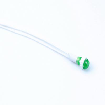 China 10mm Small 12 Volt Led Indicator Lights With Tab Connectors for sale