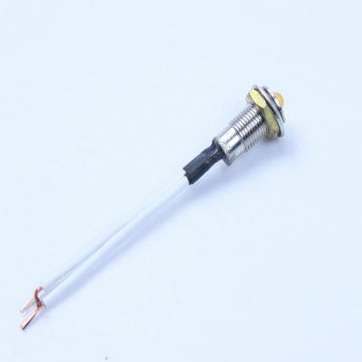 China White 8mm LED Indicator Light 40mA Neon Panel Indicator Lamp for sale