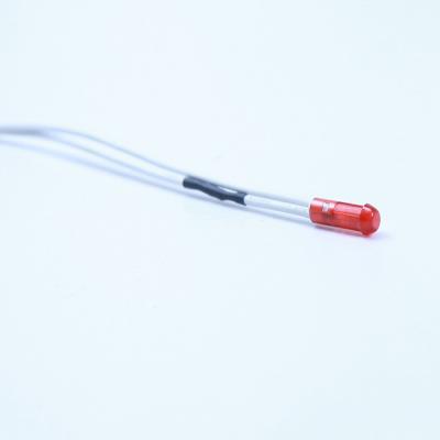 China Red Color Led Pilot Lamp Wire End Tinned Indicator Light for sale