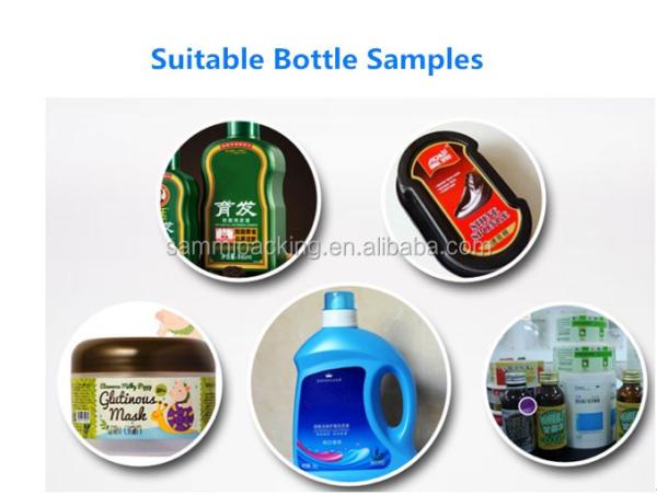 Quality Flat Surface Bottle Packaging Labeling Machine , Tabletop Automatic Sticker for sale
