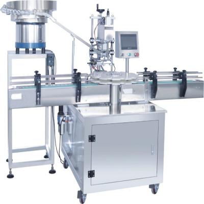 China Spray Pump Automatic Bottle Capping Machine , Plastic Cap Sealing Machine for sale