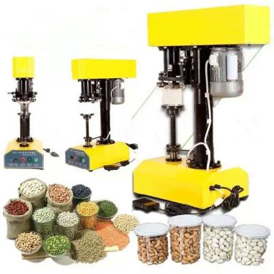 China Semi Automatic Electric Tin Can Seaming Machine For Beverage Can for sale