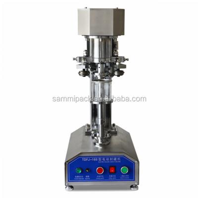 China Stainless Steel Tin Can Sealing Machine For Food Beer Can TDJ-160 for sale
