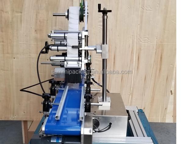 Quality Tabletop Automatic Self Adhesive Sticker Labeling Machine For Flat Box Bottle for sale