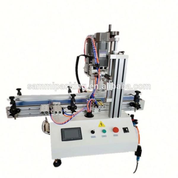 Quality Pneumatic Tabletop Automatic Bottle Capping Machine For Plastic Bottle Jar for sale