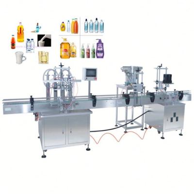 China Automatic Olive Oil Filling Machine Cooking Edible Oil Plastic Glass Bottle Filling Capping And Labeling Machin for sale