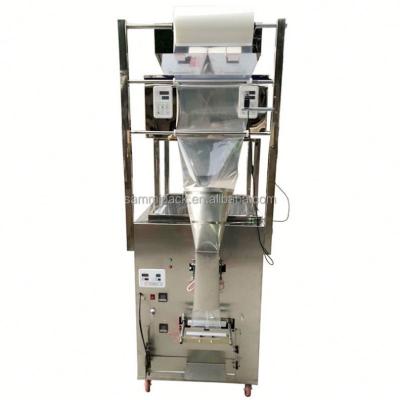 China Banana Chips Mixed Nut Packaging Machine Double Head For Weighing Packing for sale