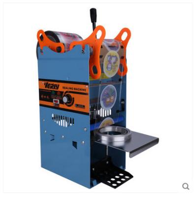 China WY-802D Semi Automatic Cup Sealing Machine For Juice Bubble Tea for sale
