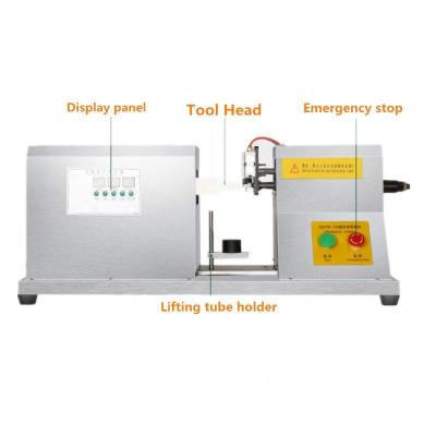 China Tabletop Ultrasonic Cutting And Sealing Machine , Cosmetic Tube Sealer With Date Printer for sale