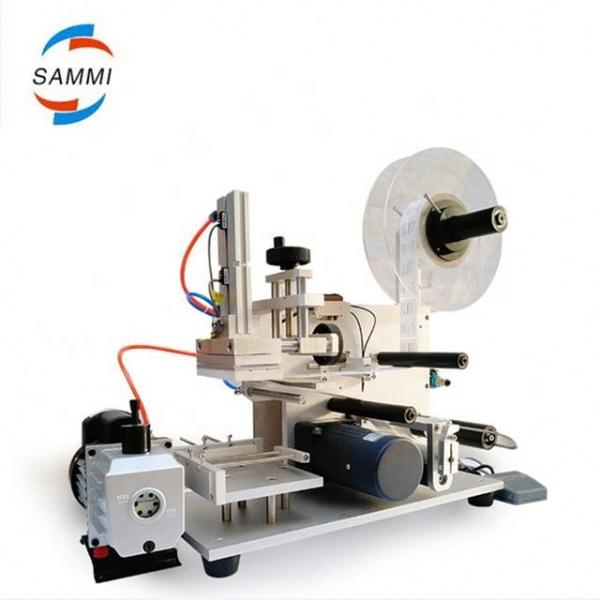 Quality Flat Surface Packaging Labeling Machine Semi Automatic For Bottle Lids for sale
