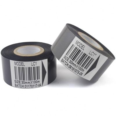 China SCF900 cinta de sello caliente negra 35 mm × 122 m para la fecha código fecha Impresión en venta