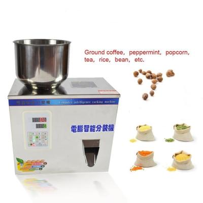 China 200g Máquina semi-automática de enchimento de pó para sementes de chá grãos de garrafa saco de pó à venda