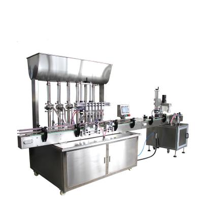 China 220V Liquid Production Line Automatic Ketchup Jam Mayonnaise Sauce Cream Bottle Filling Capping And Labeling Machine Te koop
