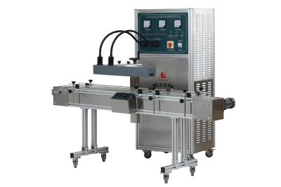 China 50Hz Induction Sealing Machine Electric Continuous Glass Plastic Bottle Aluminum Foil Sealing Machine à venda
