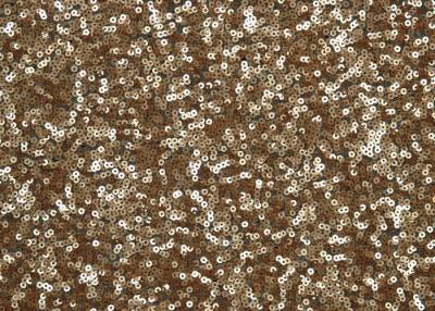 China Washable Beaded Lace Fabric with Gold Color Shining Sequins CY-XP0002 for sale