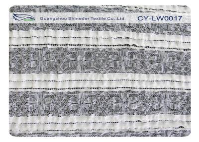 China Dramatic Charming Stretch Lace Fabric For Shirt Bag , Polyester Spandex Fabric CY-LW0017 for sale