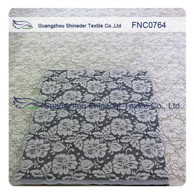 China Tela de nylon del cordón del algodón de la ropa de las mujeres con el panel floral anchura de 1,45 - del 1.5m en venta