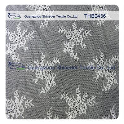 China Eco - guarnição de nylon nupcial branca amigável do laço guarnição decorativa do laço de 150 * de 300CM à venda