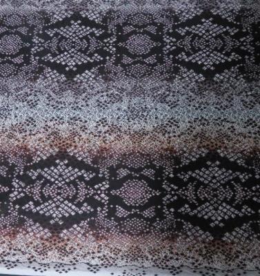 China Snakeskin Digital Printed Fabric for dress andladies garment for sale