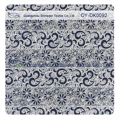 China Cotton Polyester Burn Out Lace Fabric Custom Printed For Children Garment for sale