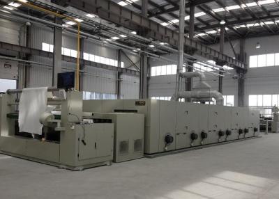 China Fabric Stretching Hot Air Stenter Machine , Stenter Finishing Machine Non - Lubricated Chain for sale