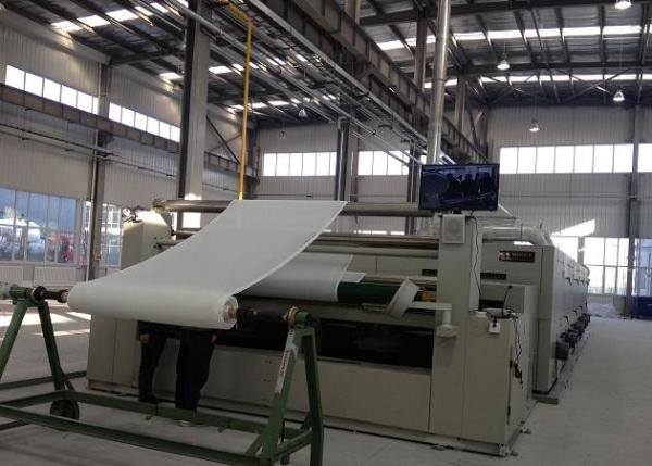 Quality Textile Streching Heat Setting Stenter Machine Stonge Rail Plaiting/ Batching Fabric Exit for sale