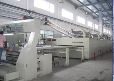 China Auto Operation Textile Stenter Machine With Air - Jet Cooling / Water - Drum Cooling for sale