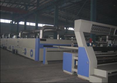 China Flat Width Entry Heat Setting Textile Finishing Machine , Textile Stenter Machine  for sale