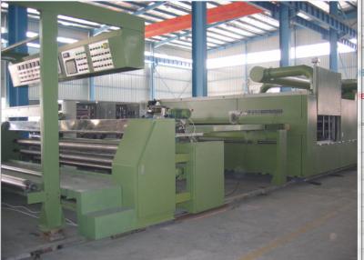 China Horizontal Rail Stenter Machine Textile Finishing Machine Exit Type Plaiting / Batching for sale