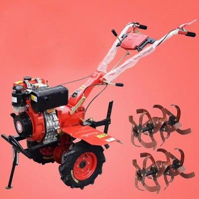 China 4.05KW Agriculture Machinery Equipment Tiller 178F Gear Electric Start Diesel for sale