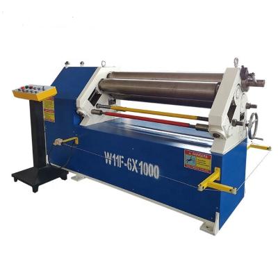 China Sheet Metal Plate Bending Rolling Machine 3 Roller Asymmetric 6mm 2000mm for sale