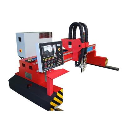 China Plate Gantry CNC Plasma Flame Cutting Machine Double Drive Carbon Steel 5000mm for sale