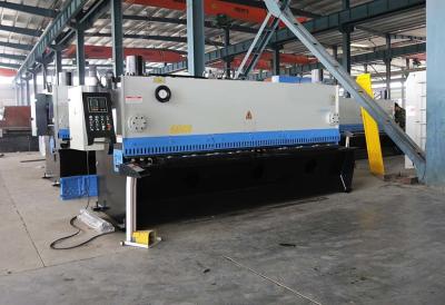 China 11kW Plate Cutting Shearing Machine Qc12y 8x3200 , Hydraulic Sheet Metal Shear for sale
