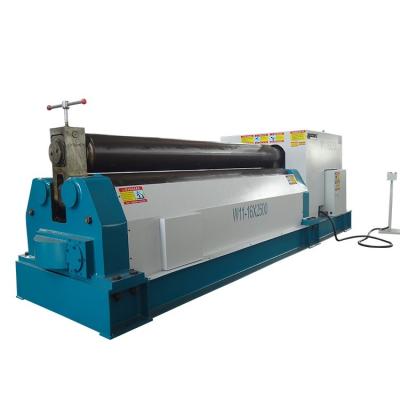 China PLC CNC Plate Bending Rolling Machine 4x1500mm 3 Roller Steel Metal for sale