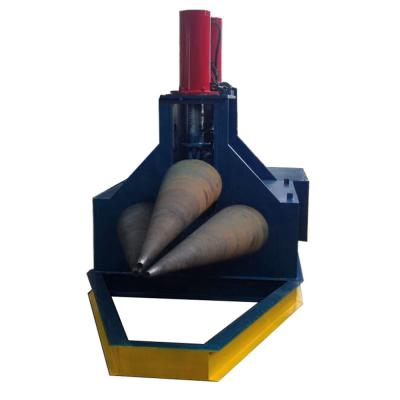 Chine laminoir du cône 3-Rollers pour le petit pain hydraulique de cône de plaque d'acier de machine à cintrer de tôle à vendre