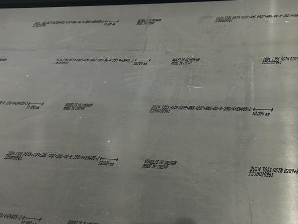 Quality OEM Aluminium Alloy Plate 2024 T351 Aviation Industrial Aluminium Sheet for sale