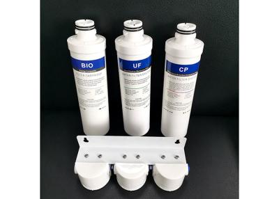 China Braçadeira-tipo filtro da máquina do purificador da água de 3Stage F de água cabendo rápido à venda
