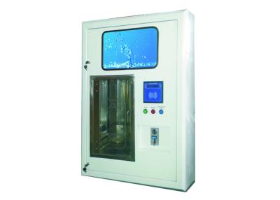 China Wall Mounted Water Vending Machine With Advertising Lamp No Internal Filtration System for sale