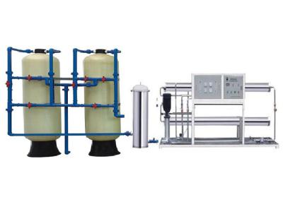 China equipamento do tratamento da água do RO 5000LPH, purificador da água do RO de 2 fases com tanques de FRP à venda
